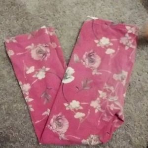 Leggings with flowers